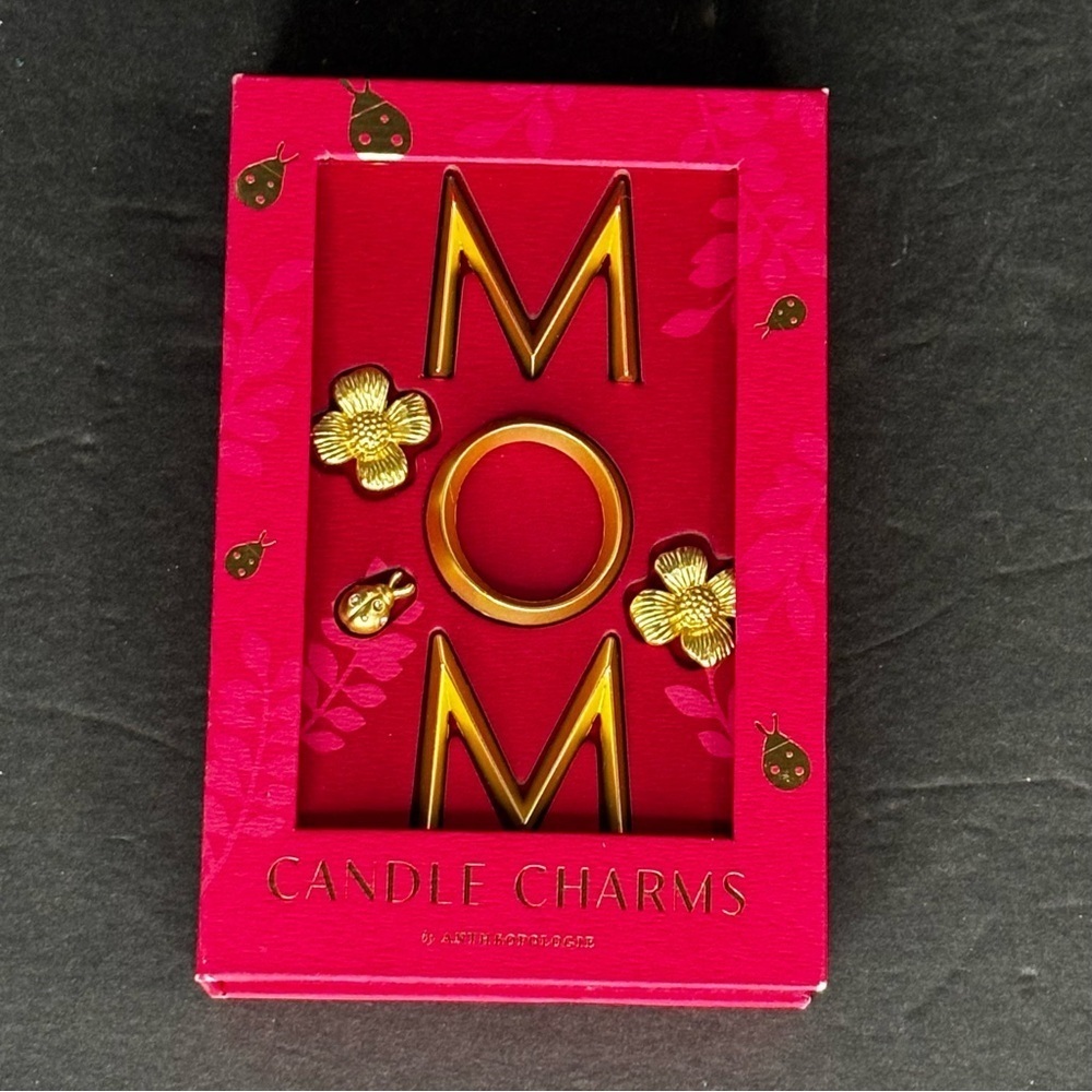 Brand New by Anthropologie Candle Charm Pendent Accessory Gold in MOM